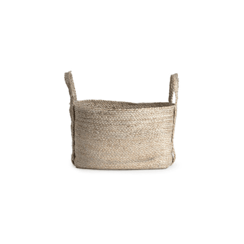 Image showing the Arbroath Rectangular Jute Basket, H31cm, Natural product.