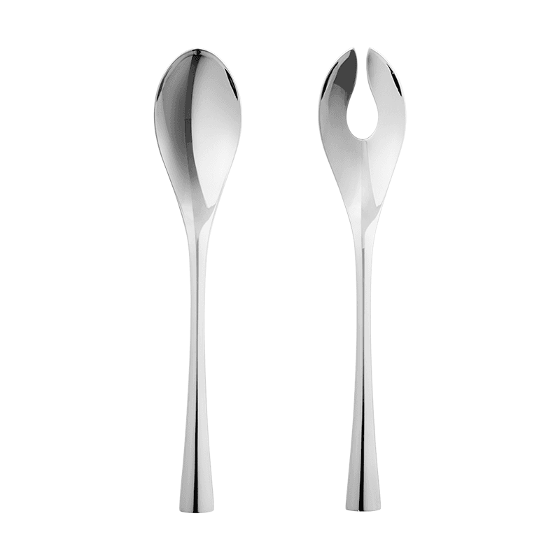 Cobra Salad Serving Set, L26cm, Silver