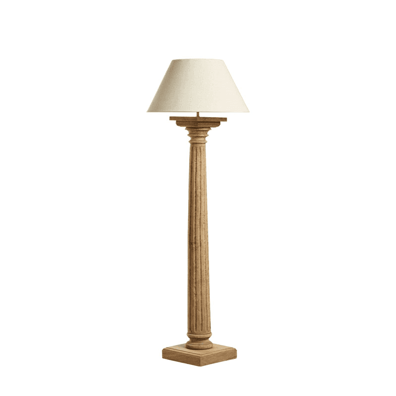 Delosi Floor Lamp, Natural