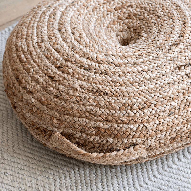 Cerney Floor Cushion, D60cm, Natural