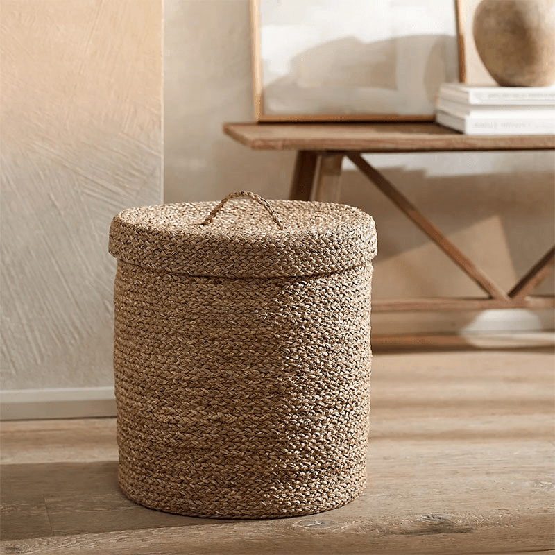 Seagrass Storage Basket, H40 x D36cm, Natural
