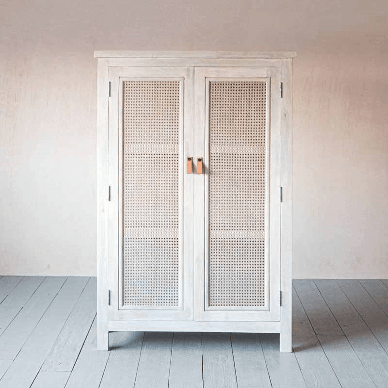 Esben Cupboard, H150 x W100 cm, White
