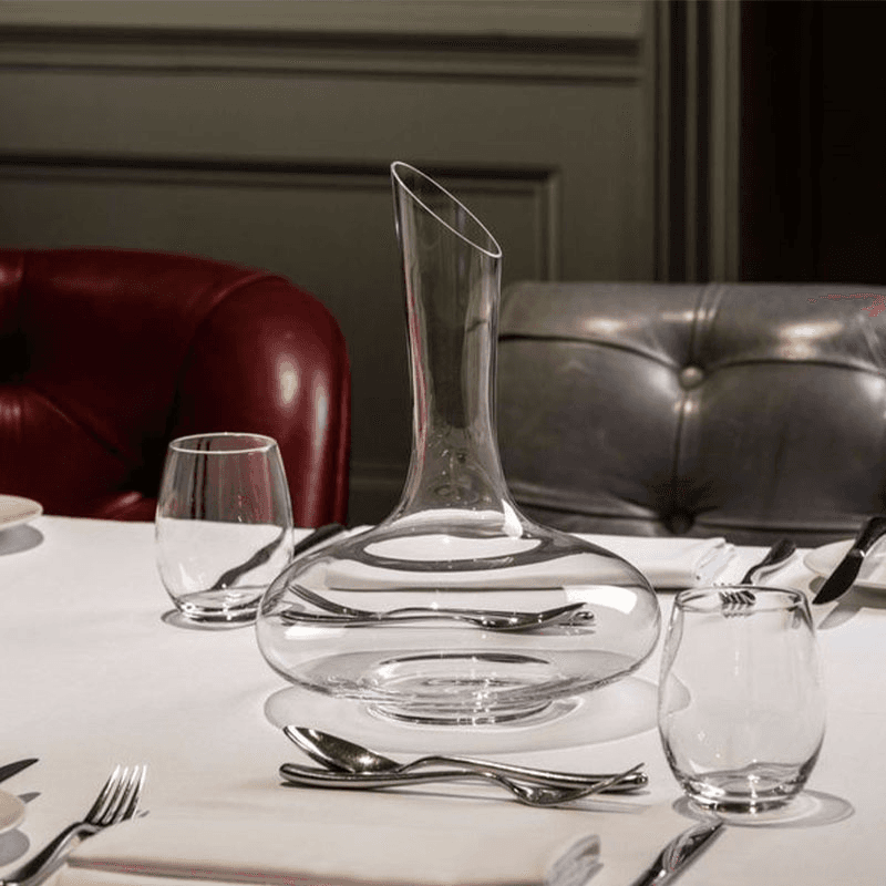 Crystal Round Decanter, 1L, Clear