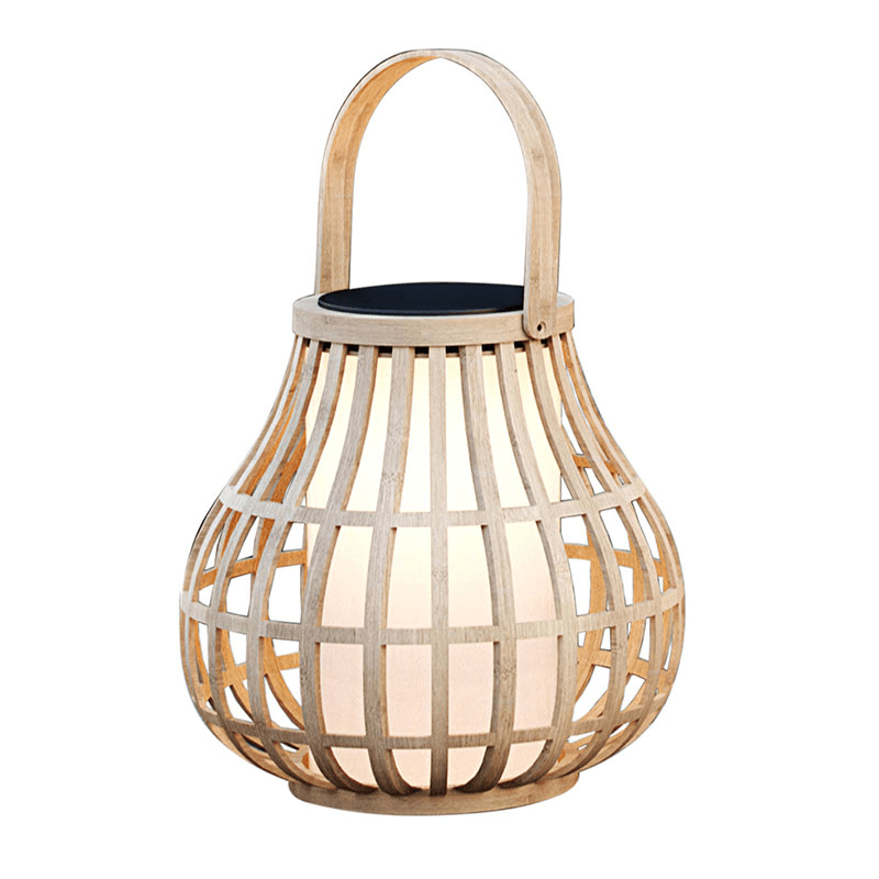 Leo Portable Solar Light, H30cm, Natural