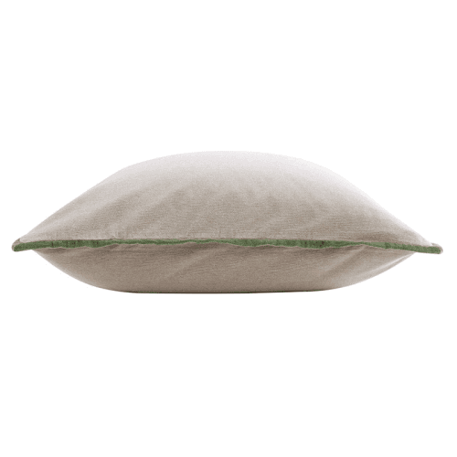 Image showing the Jaipur Trim Cushion, 65 x 65cm, Jade product.
