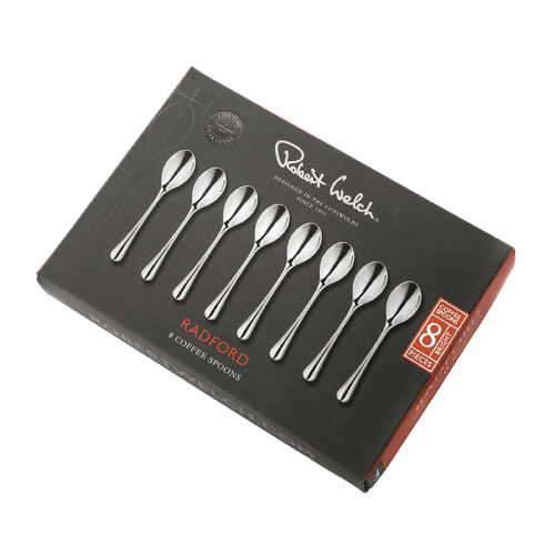 Image showing the Radford Set of 8 Coffee Spoon, Stainless Steel product.