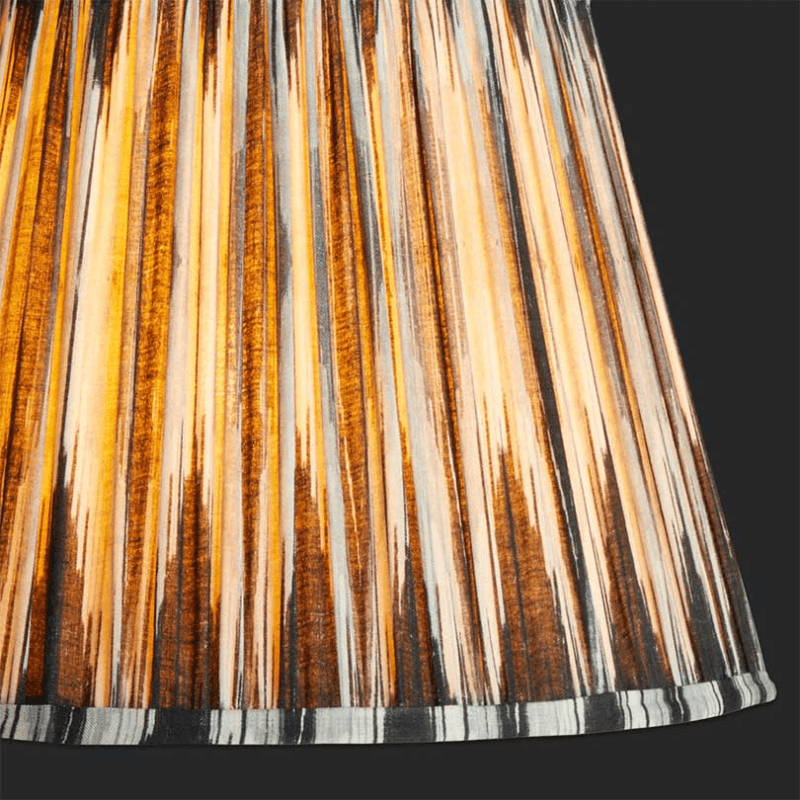 Empire Shade, 20cm, black and white Ikat by Matthew Williamson