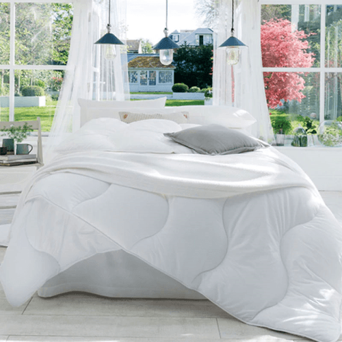 Image showing the Breathe King size 13.5 tog duvet, 225 x 220cm, White product.