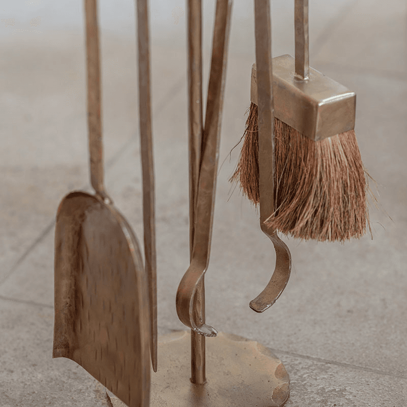 Lowada Fireside Tools, H66cm, Antique Brass