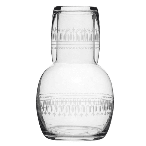 Image showing the Ovals Carafe and glass, 1.3l, Crystal product.
