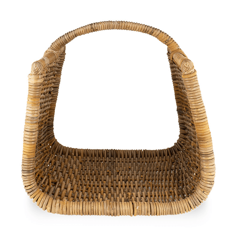 Sadra Log Basket, Rattan