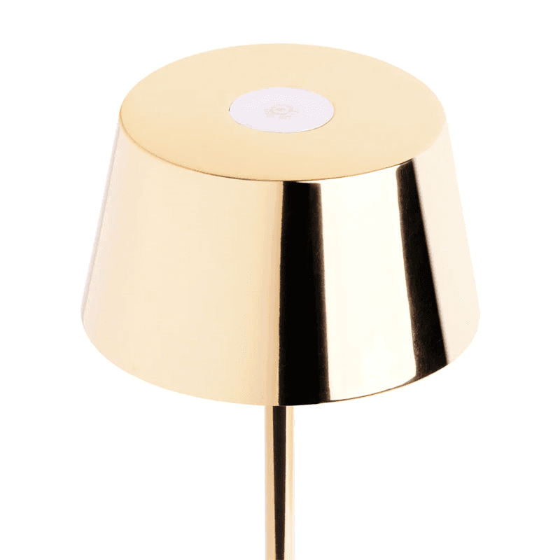 Scoon Rechargable Lamp, H32cm, Gloss Brass