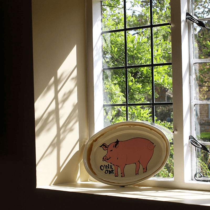 Pig Platter, L41 x W29cm, Multi