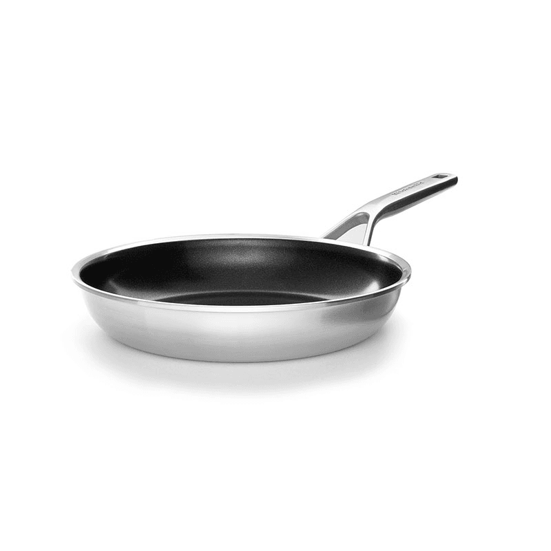 MultiPly - Ceramic Stainless Steel Non-Stick Frying Pan Set, 20cm & 28cm, Silver