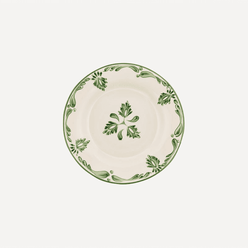 Image showing the Eleanor Set of 6 Dessert Plates, 22cm, Forest Green product.