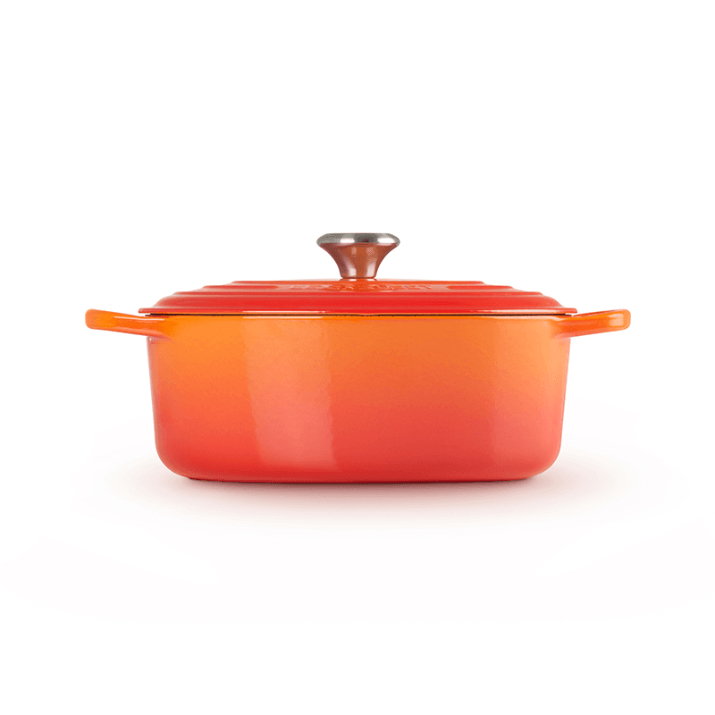 Signature Cast Iron Oval Casserole, 31cm, Volcanic
