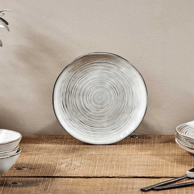 Dhanuk 12 Piece Dinner Set, Cream