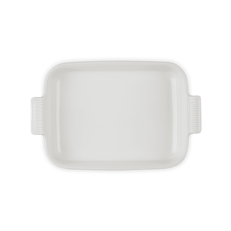 Stoneware Deep rectangular dish, 32cm - 3.85 litre, Meringue