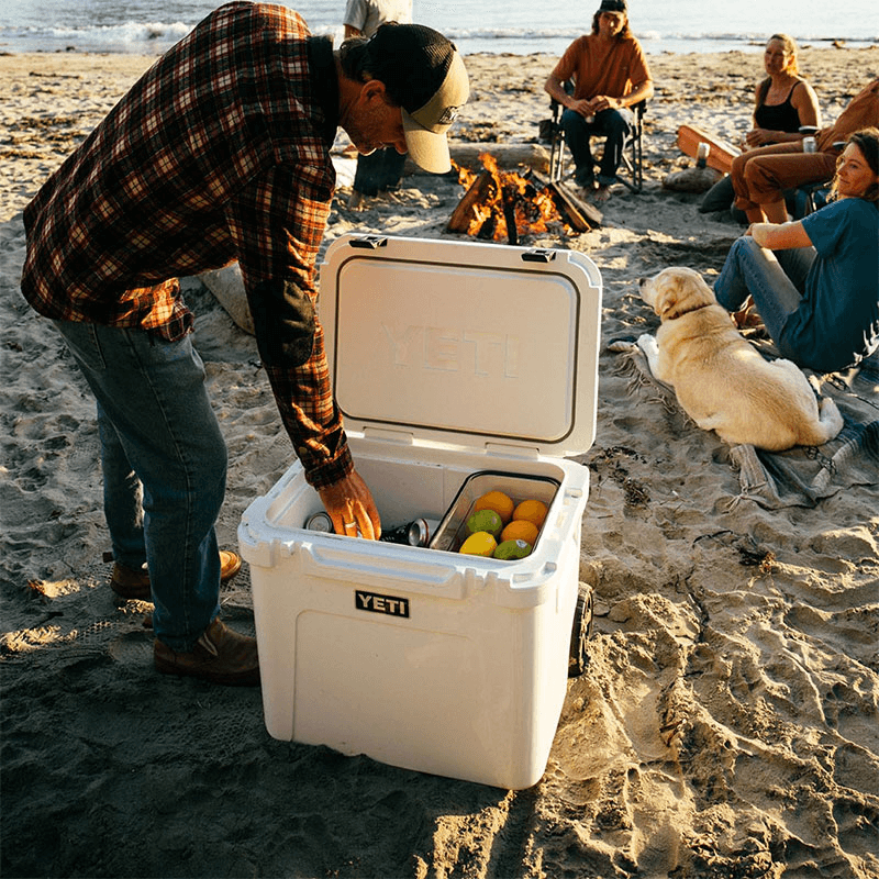 Roadie 60 Wheeled Cooler, H52cm, White