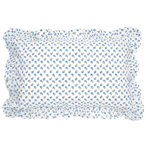 Image showing the Ditsy Standard Pillowcase, Blue product.