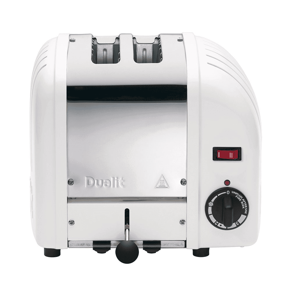 Classic Vario 2 slot toaster, White