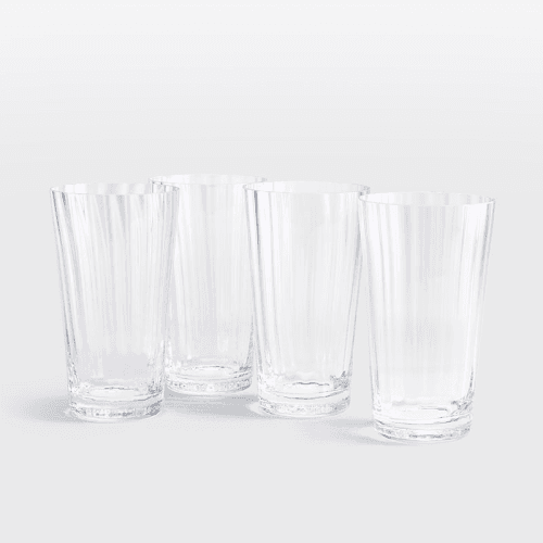 Image showing the Pembroke Set of 4 High Ball Glasses, 600ml, Clear product.