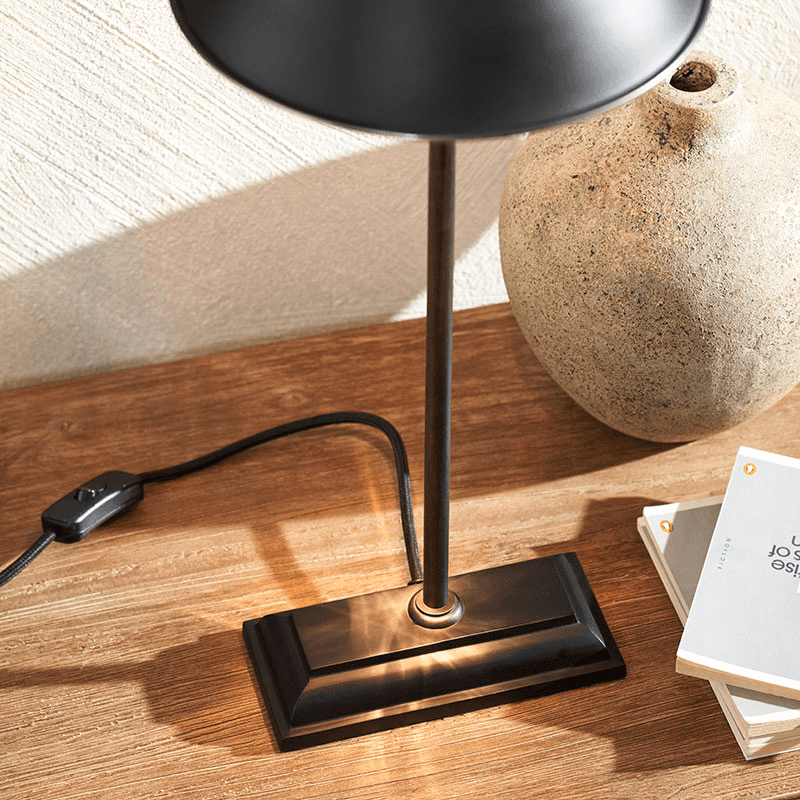 Winton Table Lamp, H45cm, Black