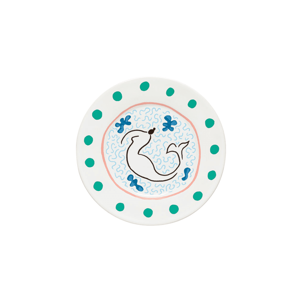 Summer Bliss Mermaid Salad/Dessert Plate, D22cm, Multi