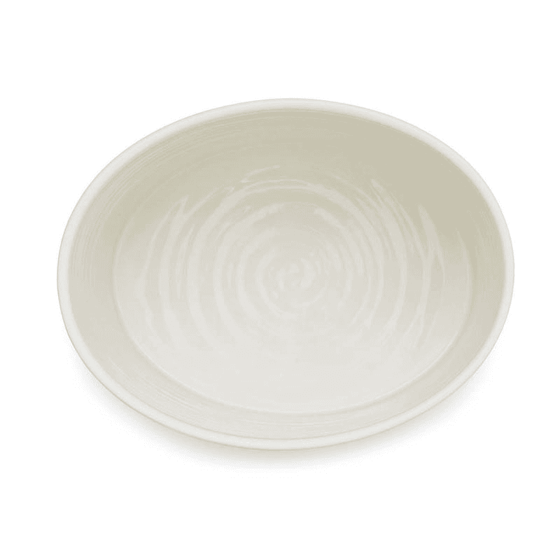 Ceramics Oval utensil jar large, 19 x 15cm, White