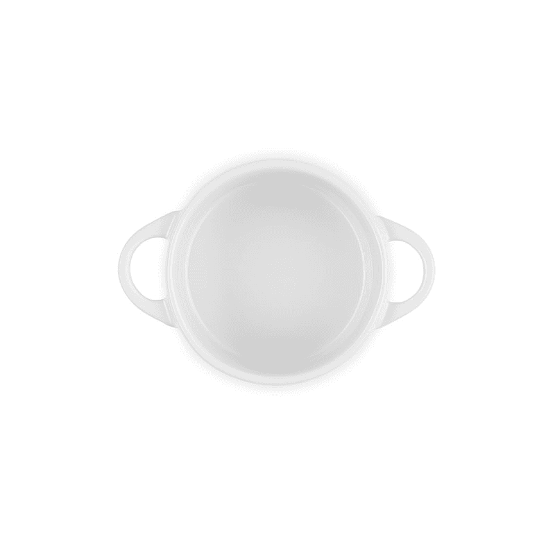 Stoneware Petite Round Casserole, 10cm, White