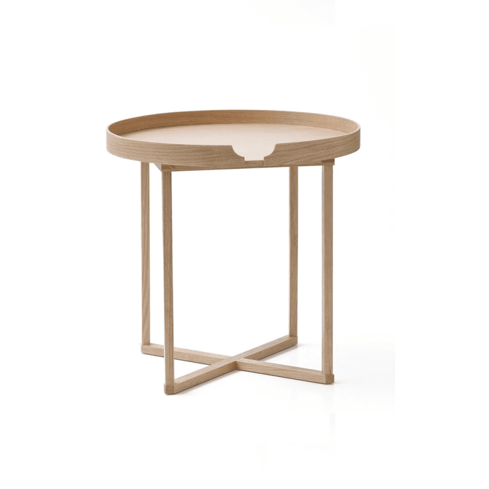 Damien Round table, H45 x W45 x D45cm, Oak