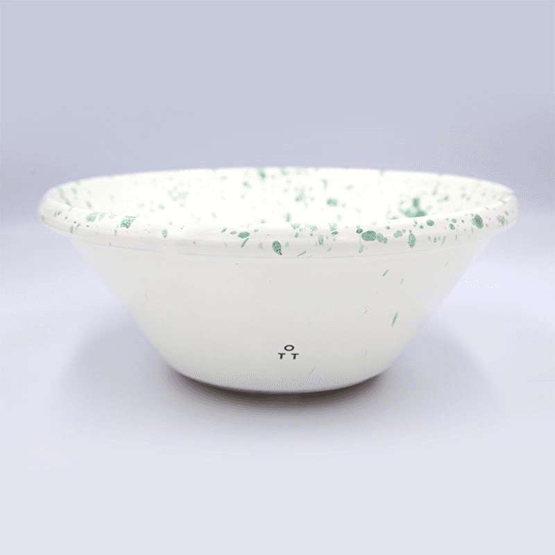 Splatter Salad Bowl, D24cm, Pistachio
