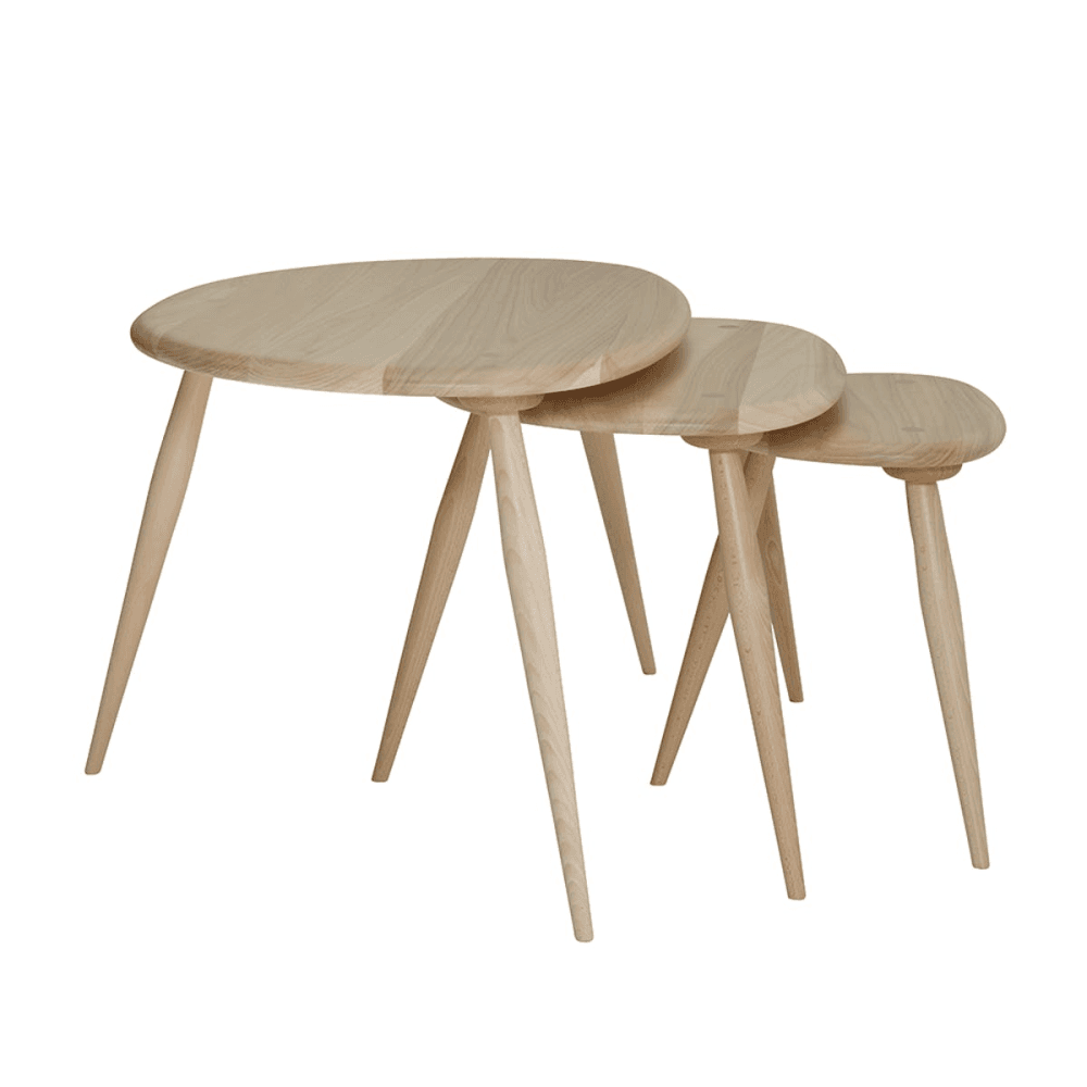 Originals Nest of tables, H40 x W65 x D51cm, Natural