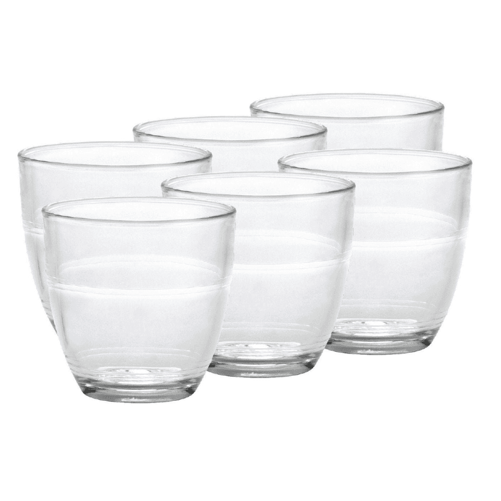 Gigogne Set of 6 Tumblers, 220ml, Clear