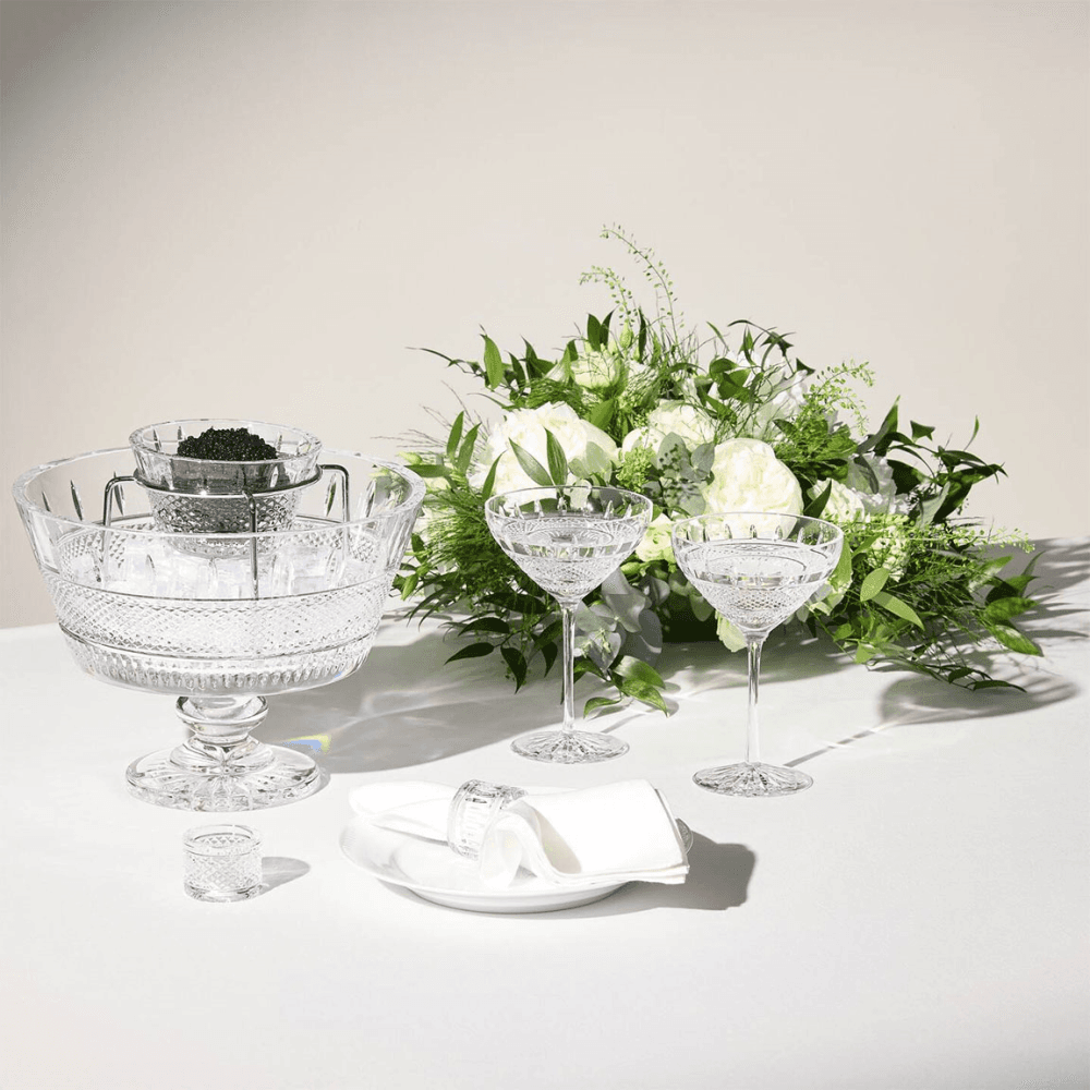 Mastercraft Irish Lace 2 Piece Caviar Set, Clear