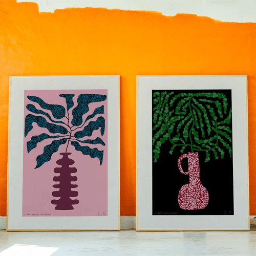 Image showing the Flower Studies 03 (Stensöta) Art Print, 50 x 70cm product.