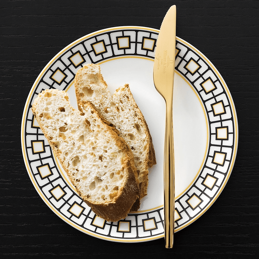MetroChic Bread plate, D16cm, Gold/Multi