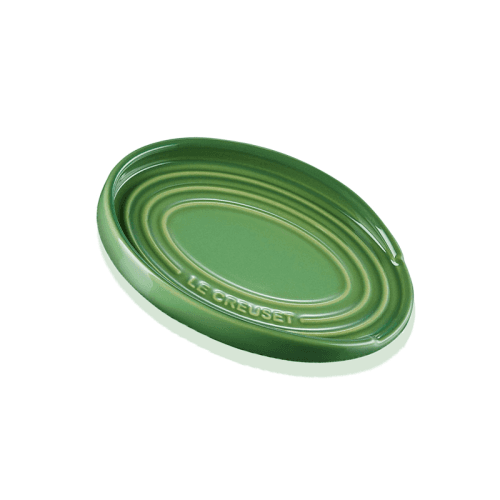 Image showing the Oval Spoon Rest, Bamboo Green product.