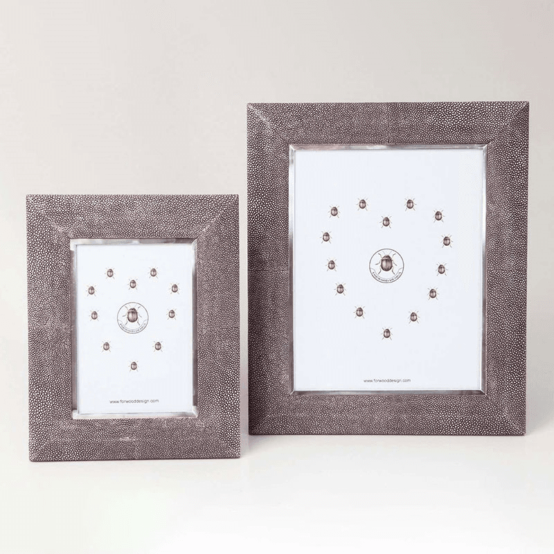 Bella Photo  Frame, 7 x 5", Mulberry Shagreen
