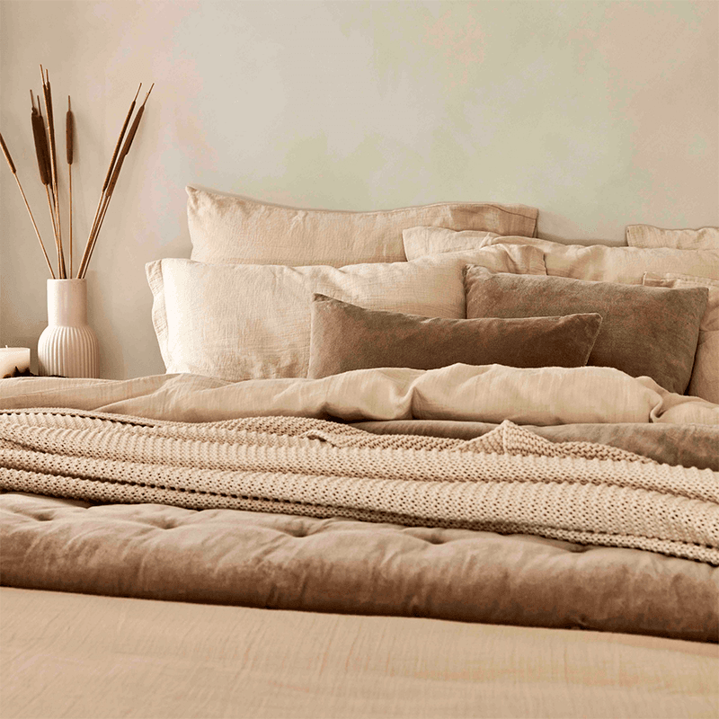 Organic Retreat Fitted Sheet, Super King, Oat