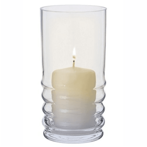 Image showing the Wibble Hurricane lamp, H20cm, Clear product.