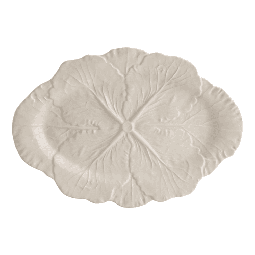 Image showing the Cabbage Platter, 37.5cm, Beige product.