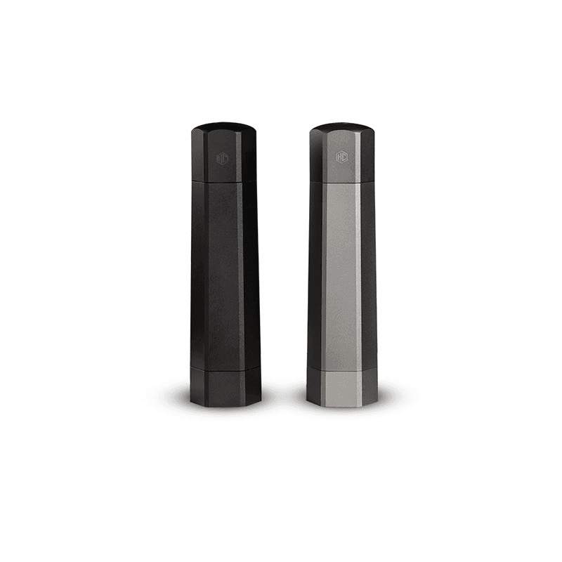 HexMill Salt & Pepper Grinder Set, Steel