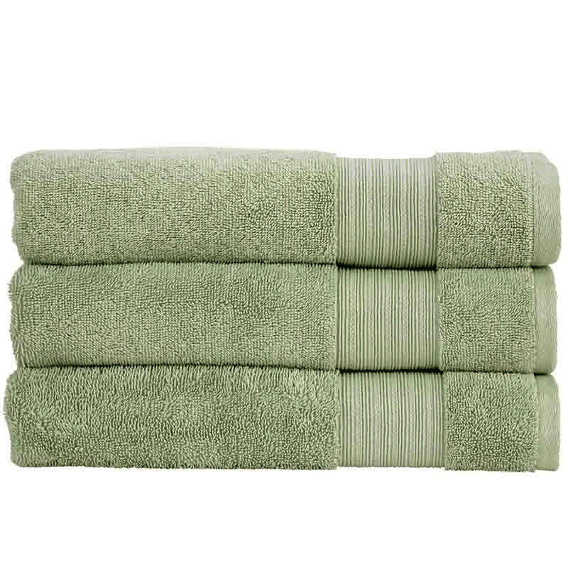 Organic Eco Twist Bath Towel, Thyme