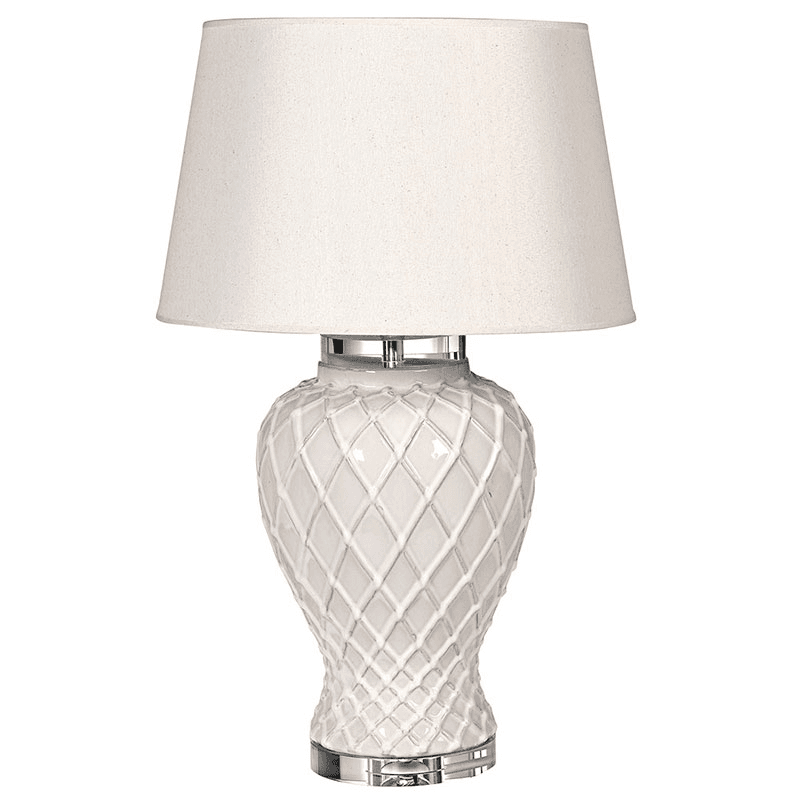 Lamp with shade, 72cm, Diagonal Pattern