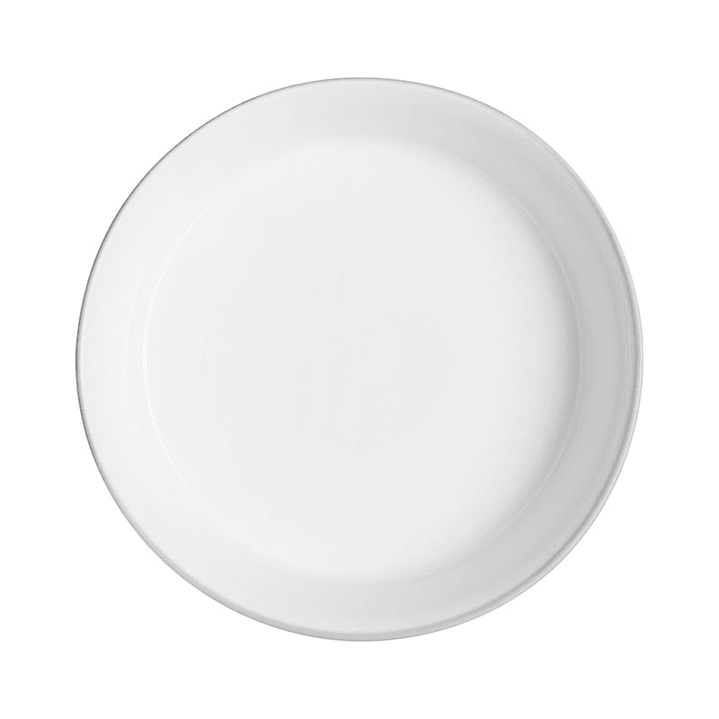 James Martin Cook Round Dish, D23cm, Soft Grey