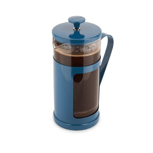 Image showing the Monaco Stainless Steel Cafetière, 8 Cup, Blue product.