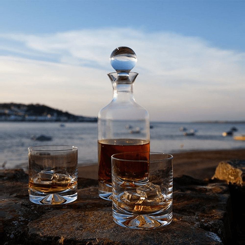 Crystal Decanter- Dimple by Dartington Crystal