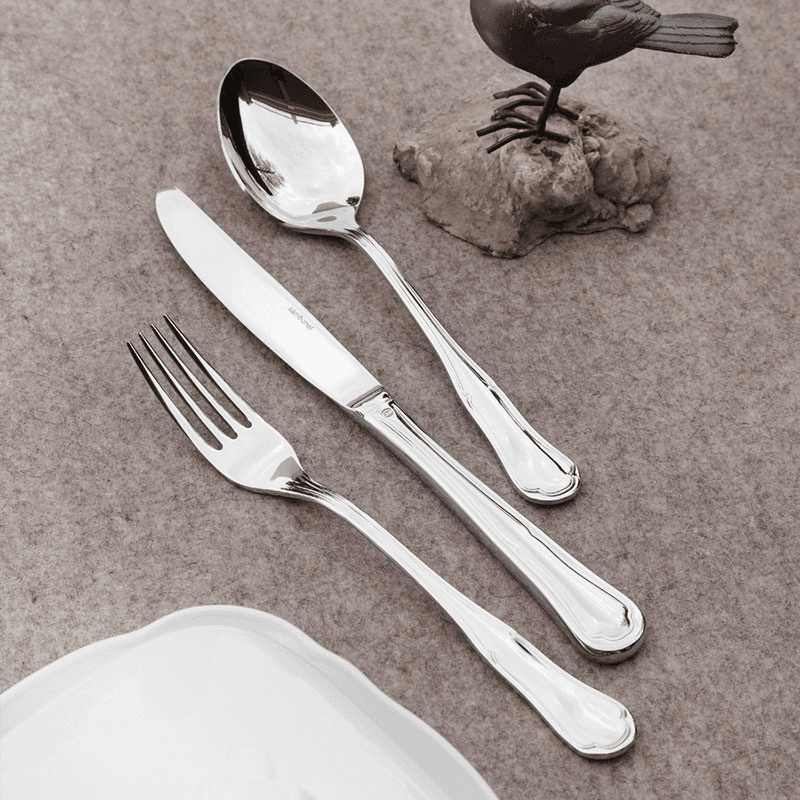 Petit Baroque 36 Piece Cutlery Set, Stainless Steel
