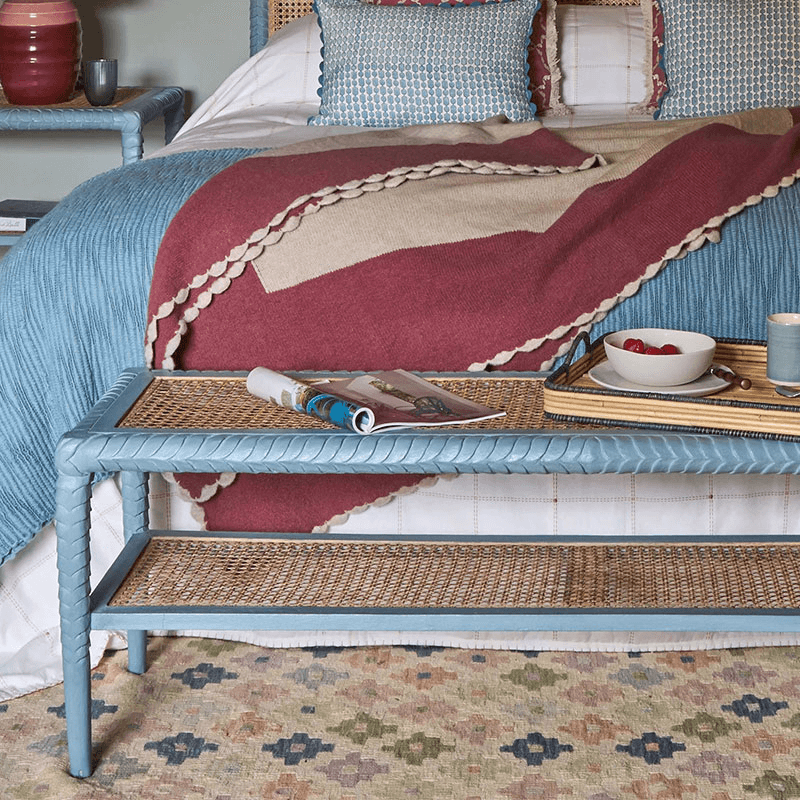 Pavillion Ottoman, Blue